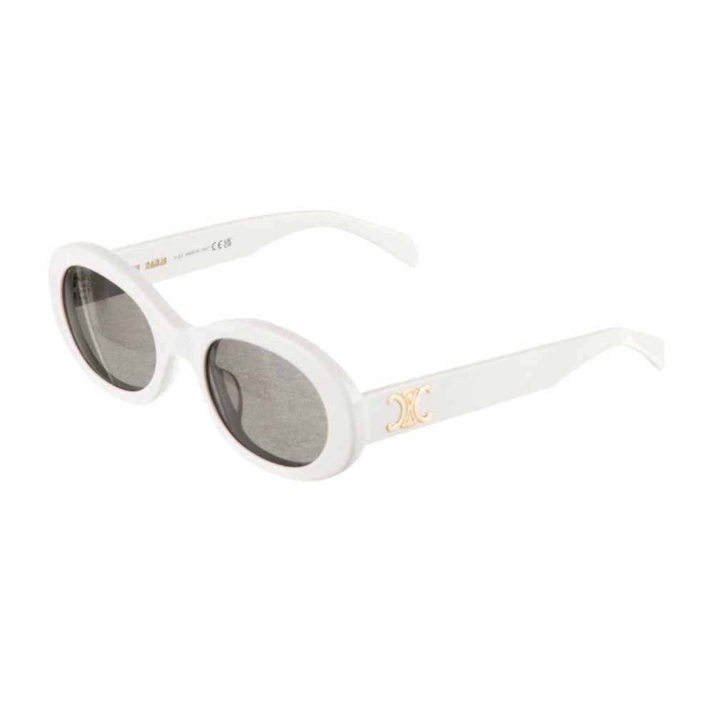 Celine white sunglasses